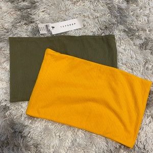 Topshop Crop Top Bandeaus